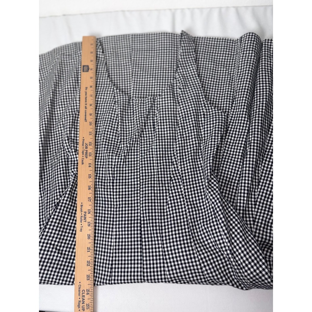 Universal thread Target Black White Gingham Midi … - image 13